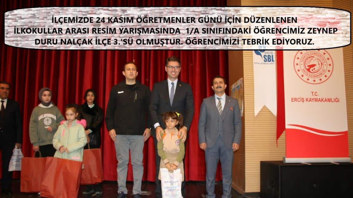 Öğretmenler Günü Resim Yarışması İlçe Ödülü